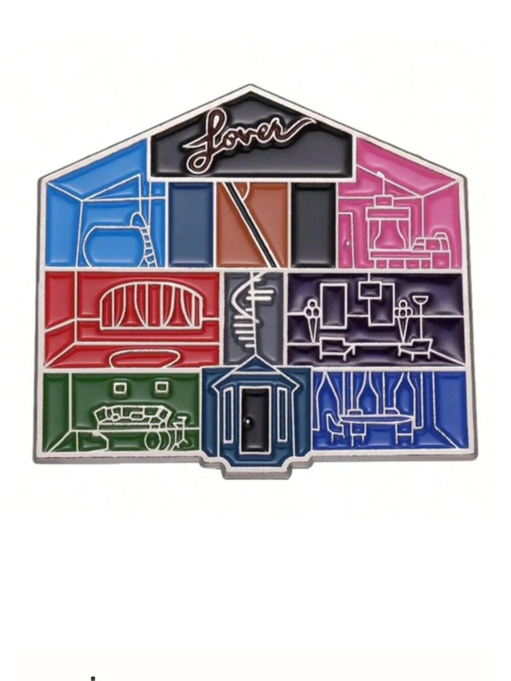 TAYLOR SWIFT LOVER HOUSE OIL DRIPPED ENAMEL PIN LAPEL PIN BROOCH NWT